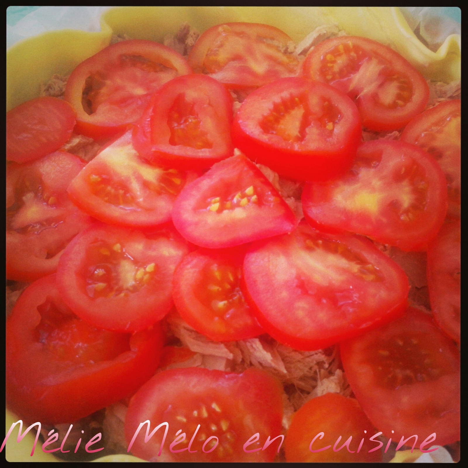 quiche au thon et à la tomate
