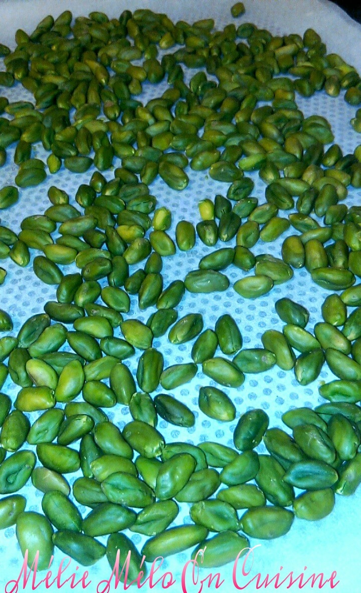 pâte de pistache ( avec ou sans thermomix )