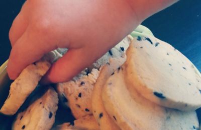 sablé parmesan et olives ( avec ou sans thermomix )