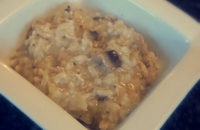 risotto poulet et champignon ( avec thermomix ou pas ) 