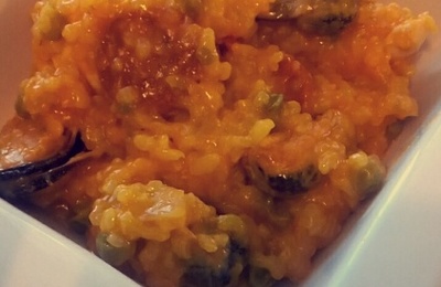 risotto façon paella ( avec ou sans thermomix )
