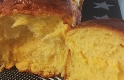 brioche à la courge butternut ( avec ou sans thermomix ) 