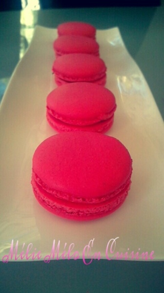 macaron chocolat cerise 