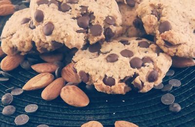 cookies moelleux à l'okara ( avec ou sans thermomix ) 